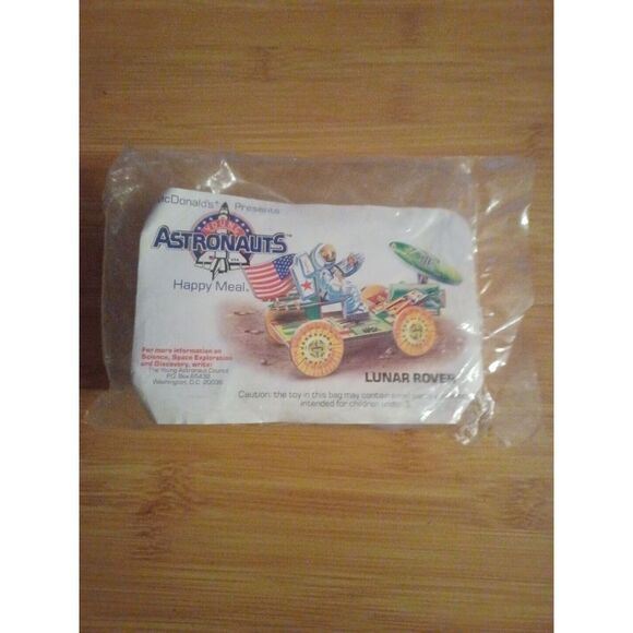 McDonald's Other - McDonalds Happy‎ Meal Toy 1991 Lunar Rover Young Astronauts Sealed Space Vintage